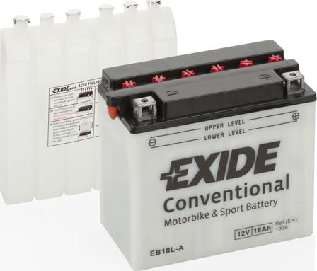 Exide EB18L-A - Startera akumulatoru baterija autodraugiem.lv