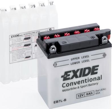 Exide EB7L-B - Startera akumulatoru baterija autodraugiem.lv