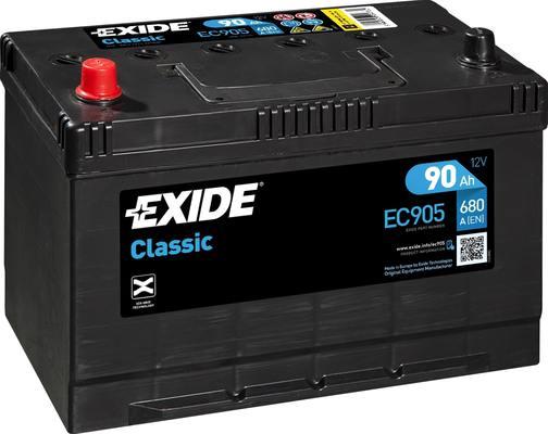 Exide EC905 - Startera akumulatoru baterija autodraugiem.lv
