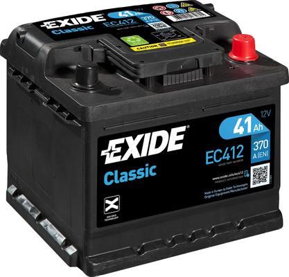 Exide EC412 - Startera akumulatoru baterija autodraugiem.lv