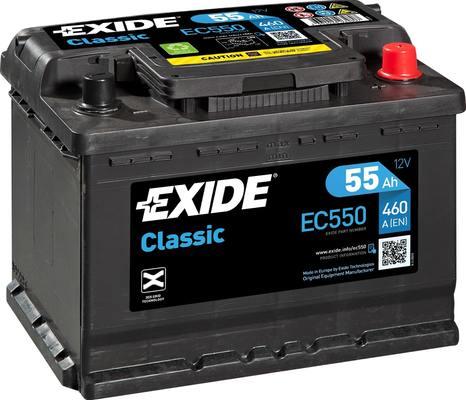 Exide EC550 - Startera akumulatoru baterija autodraugiem.lv