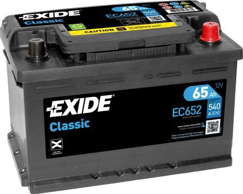 Exide EC652 - Startera akumulatoru baterija autodraugiem.lv