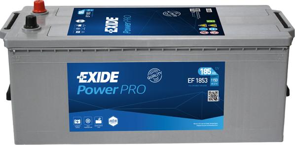 Exide EF1853 - Startera akumulatoru baterija autodraugiem.lv