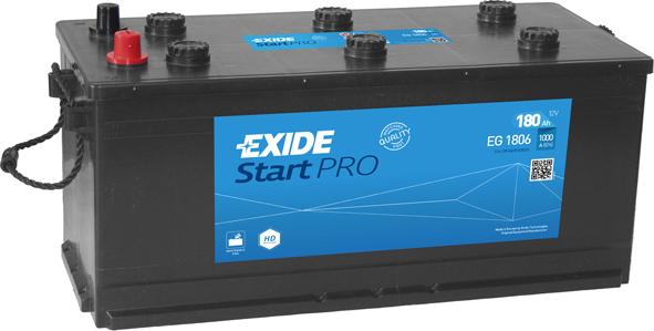 Exide EG1806 - Startera akumulatoru baterija autodraugiem.lv