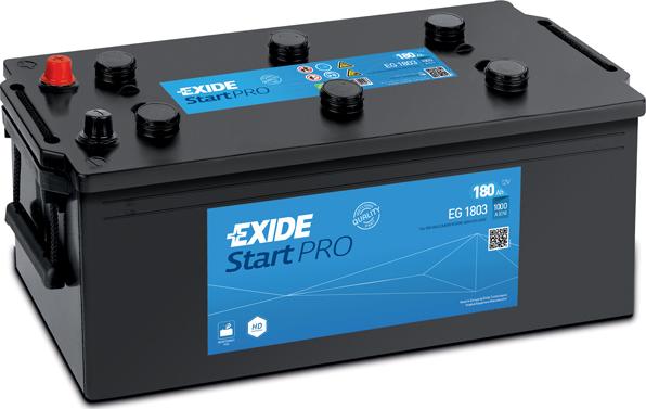 Exide EG1803 - Startera akumulatoru baterija autodraugiem.lv