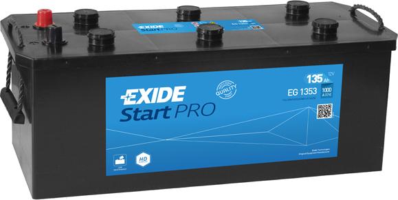 Exide EG1353 - Startera akumulatoru baterija autodraugiem.lv