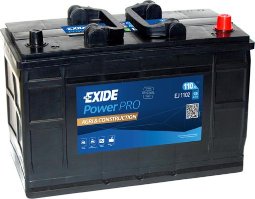 Exide EJ1102 - Startera akumulatoru baterija autodraugiem.lv