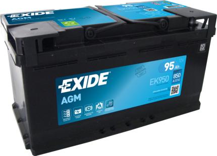 Exide EK950 - Startera akumulatoru baterija autodraugiem.lv