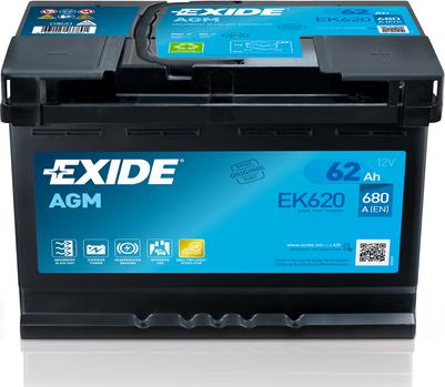 Exide EK620 - Startera akumulatoru baterija autodraugiem.lv