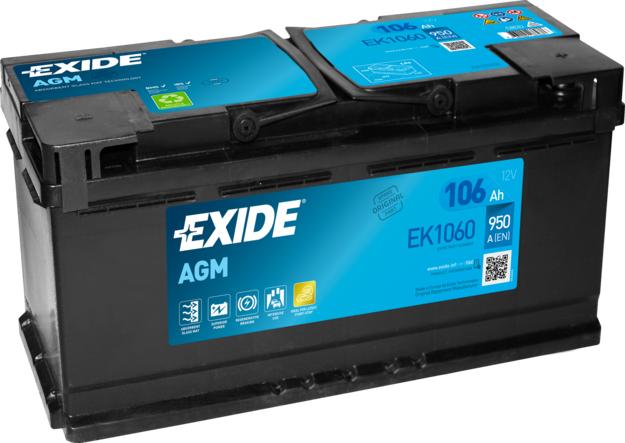 Exide EK1060 - Startera akumulatoru baterija autodraugiem.lv