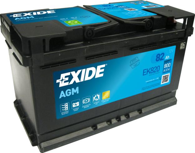 Exide EK820 - Startera akumulatoru baterija autodraugiem.lv