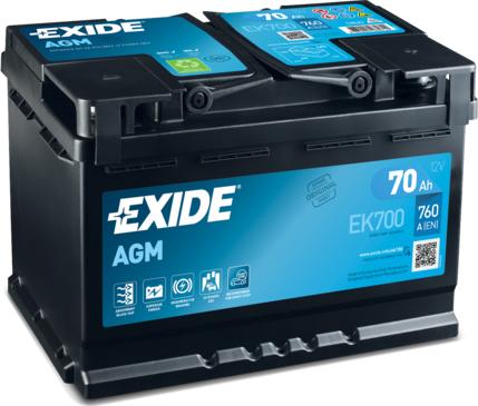 Exide EK700 - Startera akumulatoru baterija autodraugiem.lv