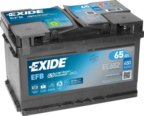Exide EL652 - Startera akumulatoru baterija autodraugiem.lv