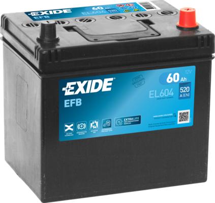 Exide EL604 - Startera akumulatoru baterija autodraugiem.lv