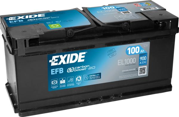 Exide EL1000 - Startera akumulatoru baterija autodraugiem.lv