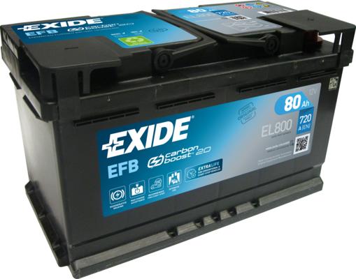 Exide EL800 - Startera akumulatoru baterija autodraugiem.lv