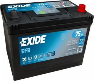 Exide EL754 - Startera akumulatoru baterija autodraugiem.lv