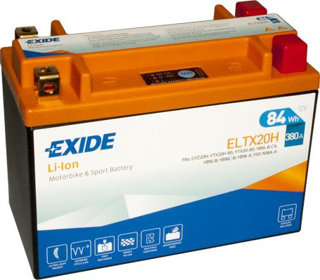 Exide ELTX20H - Startera akumulatoru baterija autodraugiem.lv