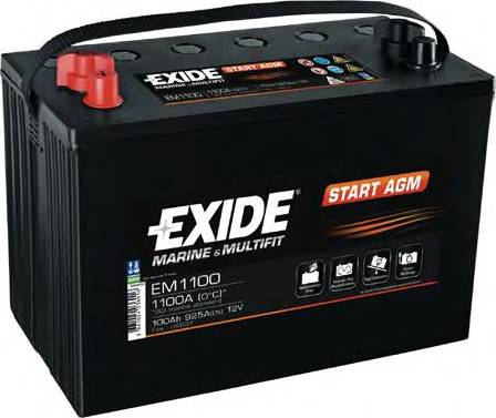 Exide EM1100 - Startera akumulatoru baterija autodraugiem.lv