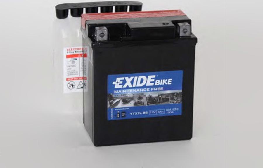 Exide YTX7L-BS - Startera akumulatoru baterija autodraugiem.lv