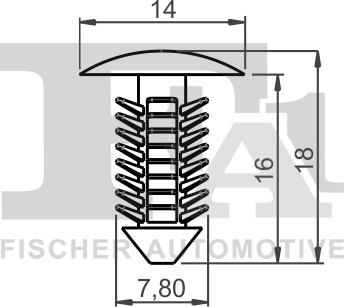 FA1 12-10007.10 - Moldings / aizsarguzlika autodraugiem.lv