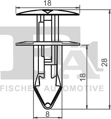 FA1 12-20004.10 - Moldings / aizsarguzlika autodraugiem.lv