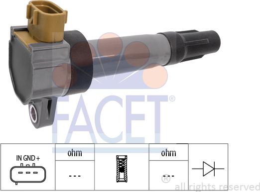 FACET 9.6453 - Aizdedzes spole autodraugiem.lv