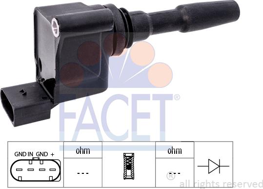 FACET 9.6535 - Aizdedzes spole autodraugiem.lv