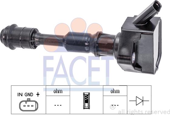 FACET 9.6537 - Aizdedzes spole autodraugiem.lv