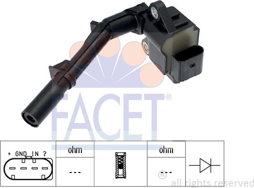 FACET 9.6526 - Aizdedzes spole autodraugiem.lv