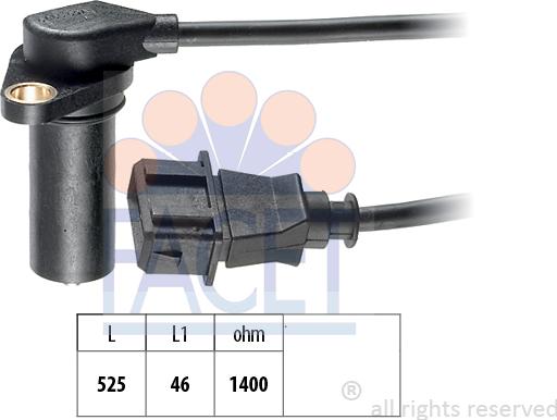 FACET 9.0068 - Impulsu devējs, Kloķvārpsta autodraugiem.lv