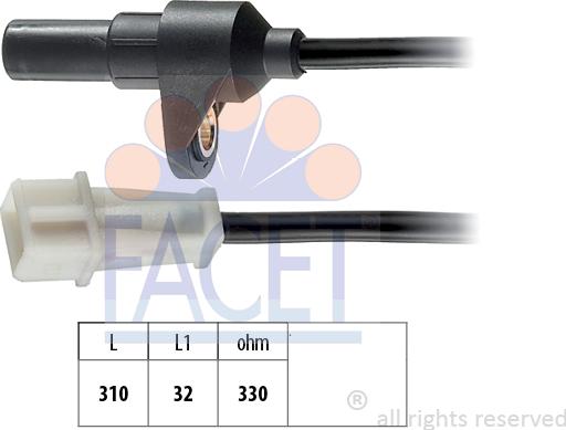 FACET 9.0142 - Impulsu devējs, Kloķvārpsta autodraugiem.lv