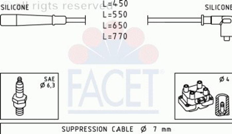 FACET 4.8495 - Augstsprieguma vadu komplekts autodraugiem.lv