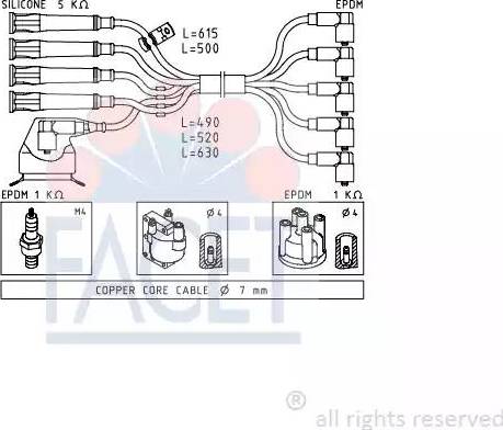 FACET 4.8572 - Augstsprieguma vadu komplekts autodraugiem.lv