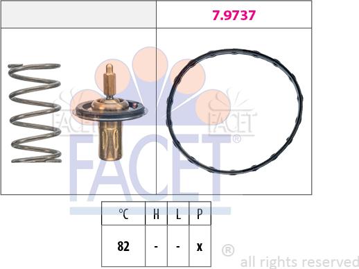 FACET 7.8950 - Termostats, Dzesēšanas šķidrums autodraugiem.lv