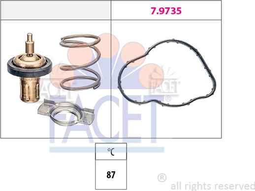 FACET 7.8930 - Termostats, Dzesēšanas šķidrums autodraugiem.lv