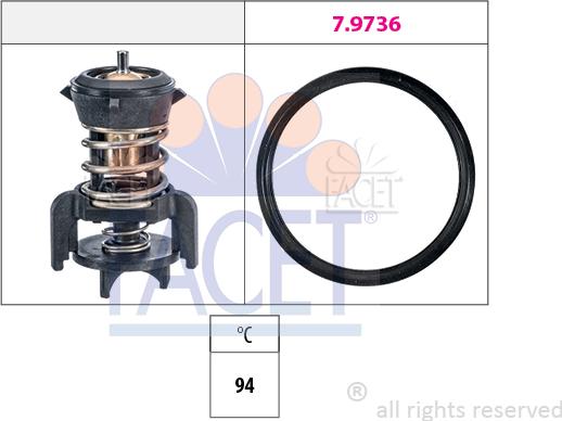 FACET 7.8933 - Termostats, Dzesēšanas šķidrums autodraugiem.lv