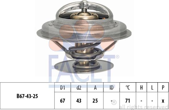 FACET 7.8979S - Termostats, Dzesēšanas šķidrums autodraugiem.lv