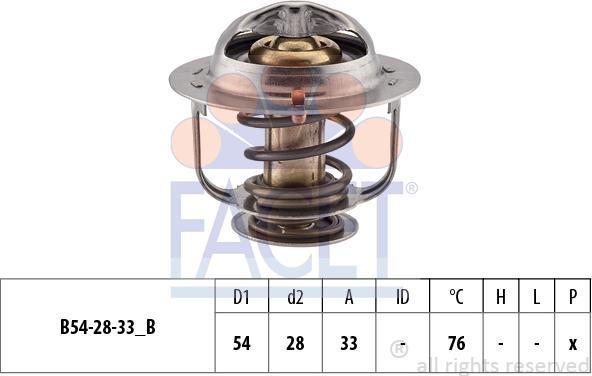 FACET 7.8400S - Termostats, Dzesēšanas šķidrums autodraugiem.lv