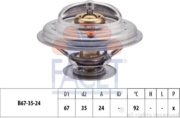 FACET 7.8401S - Termostats, Dzesēšanas šķidrums autodraugiem.lv