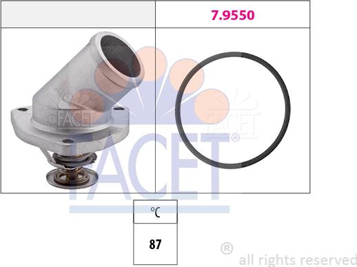 FACET 7.8402 - Termostats, Dzesēšanas šķidrums autodraugiem.lv