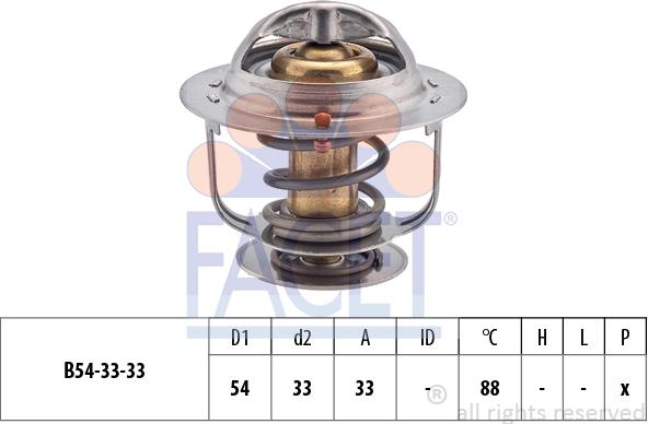 FACET 7.8414S - Termostats, Dzesēšanas šķidrums autodraugiem.lv