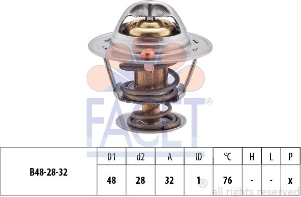 FACET 7.8418S - Termostats, Dzesēšanas šķidrums autodraugiem.lv