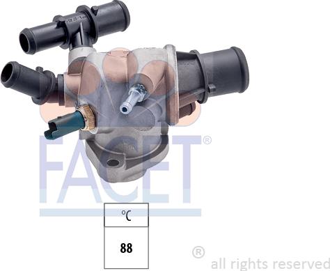 FACET 7.8581 - Termostats, Dzesēšanas šķidrums autodraugiem.lv