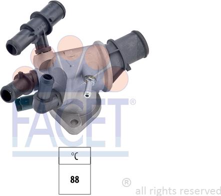 FACET 7.8582 - Termostats, Dzesēšanas šķidrums autodraugiem.lv