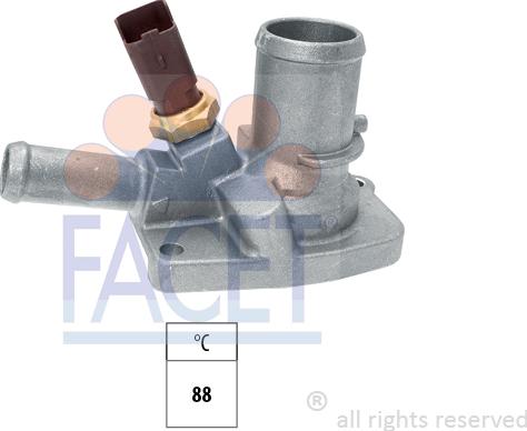 FACET 7.8699 - Termostats, Dzesēšanas šķidrums autodraugiem.lv