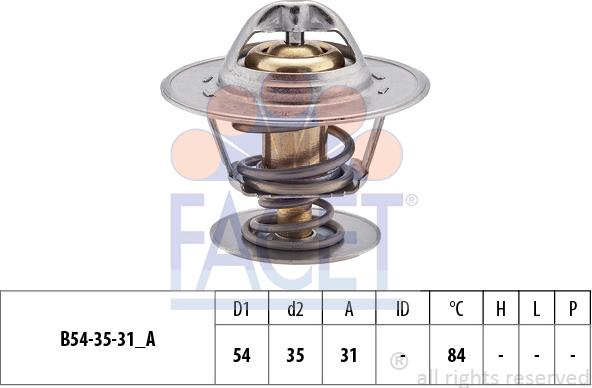 FACET 7.8612S - Termostats, Dzesēšanas šķidrums autodraugiem.lv