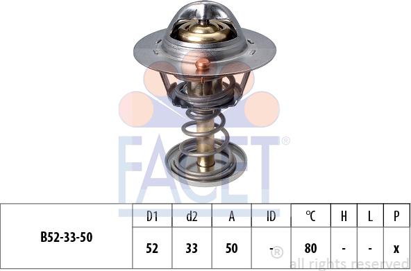 FACET 7.8674S - Termostats, Dzesēšanas šķidrums autodraugiem.lv