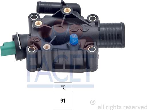 FACET 7.8671 - Termostats, Dzesēšanas šķidrums autodraugiem.lv