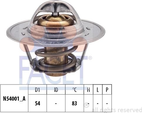 FACET 7.8678S - Termostats, Dzesēšanas šķidrums autodraugiem.lv